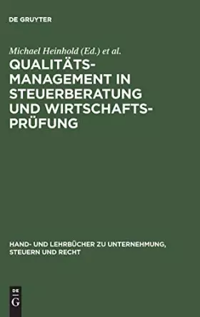 Couverture du produit · Qualitätsmanagement in Steuerberatung Und Wirtschaftsprüfung