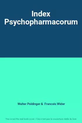 Couverture du produit · Index Psychopharmacorum
