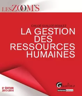Couverture du produit · La gestion des ressources humaines