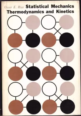 Couverture du produit · Statistical Mechanics, Thermodynamics and Kinetics