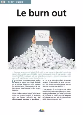 Couverture du produit · Le burn out