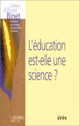 Couverture du produit · L'éducation est-elle une science ?