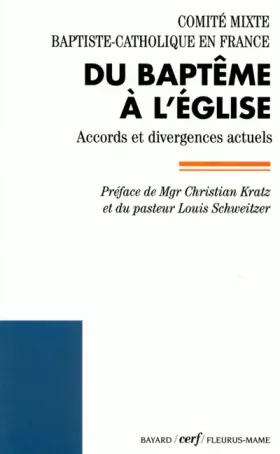 Couverture du produit · Du baptême à l'Église