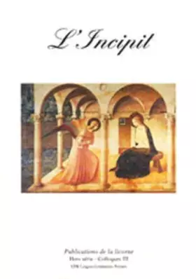 Couverture du produit · INCIPIT