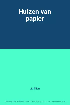 Couverture du produit · Huizen van papier