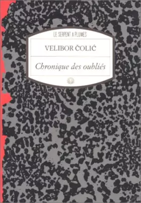 Couverture du produit · Chronique des oubliés