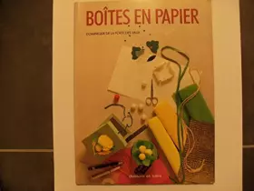 Couverture du produit · Boîtes en papier.