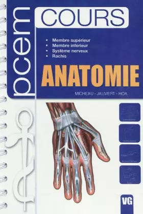 Couverture du produit · Anatomie