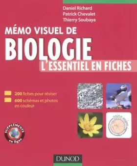 Couverture du produit · Mémo visuel de biologie - L'essentiel en fiches