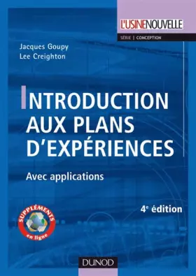Couverture du produit · Introduction aux plans d'expériences - 4ème édition: Avec applications
