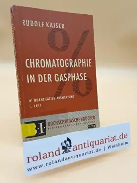 Couverture du produit · Chromatographie in der Gasphase Band 4