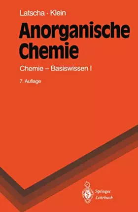 Couverture du produit · Anorganische Chemie