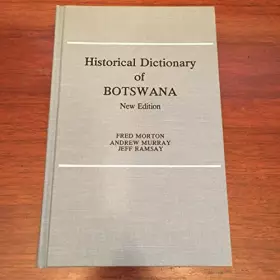 Couverture du produit · Historical Dictionary of Botswana