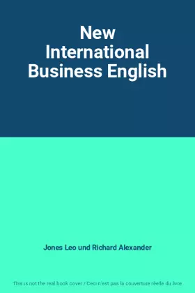 Couverture du produit · New International Business English