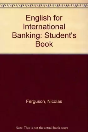 Couverture du produit · English for International Banking / Student Book