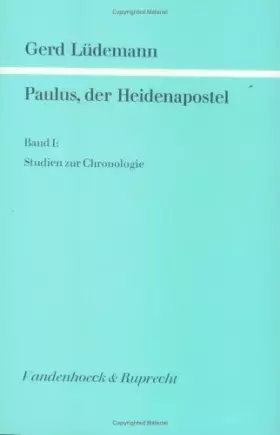 Couverture du produit · Paulus, der Heidenapostel (Forschungen zur Religion und Literatur des Alten und Neuen Testaments) (German Edition)
