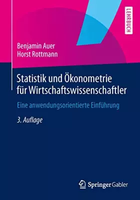 Couverture du produit · Statistik und Ökonometrie für Wirtschaftswissenschaftler