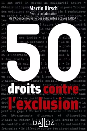Couverture du produit · 50 droits contre l'exclusion - 1ère éd.