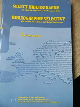 Couverture du produit · Select Bibliography on Minority Languages in the E