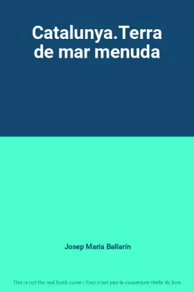 Couverture du produit · Catalunya.Terra de mar menuda