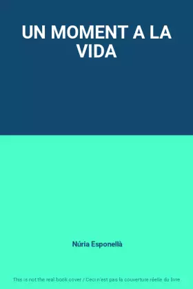 Couverture du produit · UN MOMENT A LA VIDA