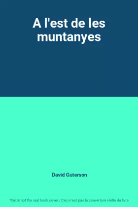 Couverture du produit · A l'est de les muntanyes