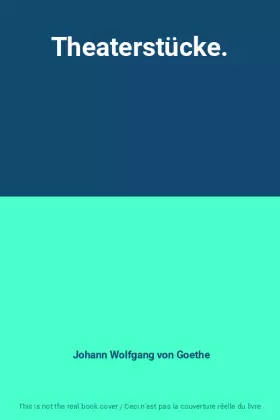 Couverture du produit · Theaterstücke.