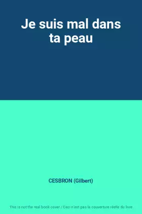 Couverture du produit · Je suis mal dans ta peau