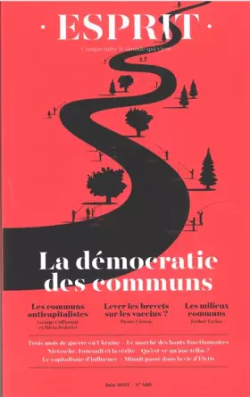 Couverture du produit · Esprit - La démocratie des communs: Juin 2022