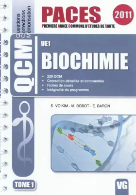 Couverture du produit · Biochimie UE1 : Tome 1