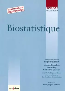 Couverture du produit · Biostatistique : 1re année Santé - Conforme aux programmes