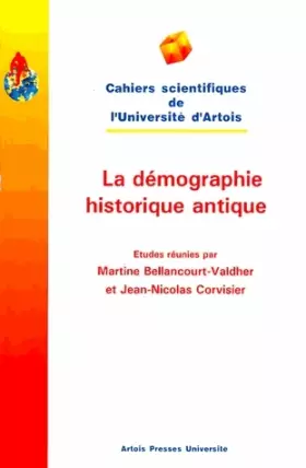 Couverture du produit · La Démographie historique antique