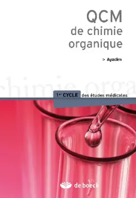 Couverture du produit · QCM de chimie organique