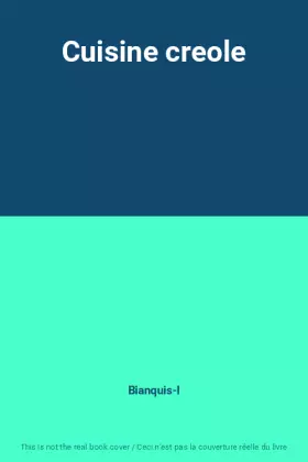 Couverture du produit · Cuisine creole