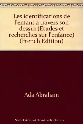 Couverture du produit · Les identifications de l'enfant a travers son dessin