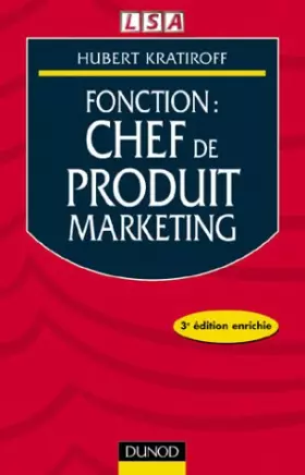 Couverture du produit · Fonction : chef de produit marketing. 3ème édition