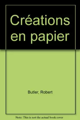 Couverture du produit · Créations en papier