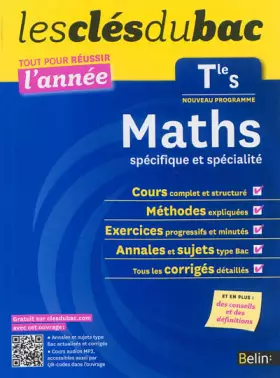 Couverture du produit · Cls du Bac - Maths Tle S spcifique et spcialit - Russir l'anne