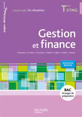 Couverture du produit · Gestion et finance Terminale STMG - En situation - Livre élève consommable - Ed. 2015