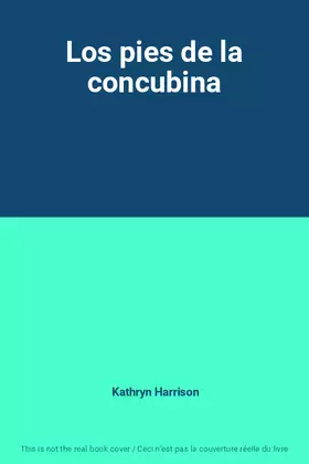 Couverture du produit · Los pies de la concubina