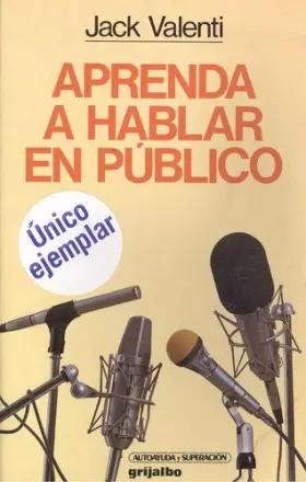Couverture du produit · Aprenda a Hablar En Publico/Speak Up With Confidence