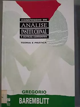 Couverture du produit · Compendio De Analise Institucional E Outras Correntes (Em Portuguese do Brasil)