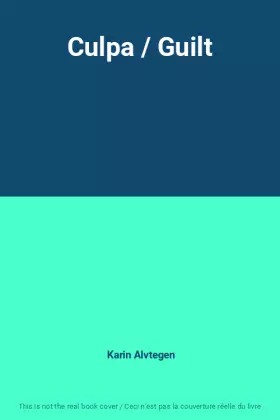 Couverture du produit · Culpa / Guilt
