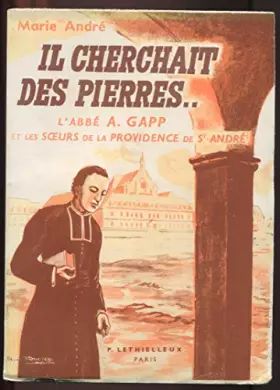 Couverture du produit · Marie-André. Il cherchait des pierres : Vie de Monsieur l'abbé A. Gapp, fondateur de la Congrégation des soeurs de la providenc