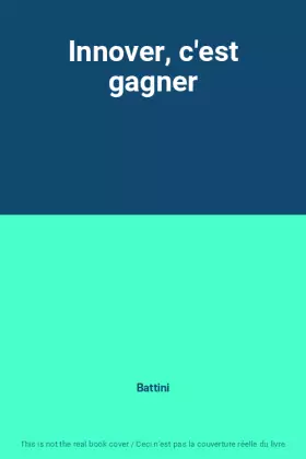 Couverture du produit · Innover, c'est gagner