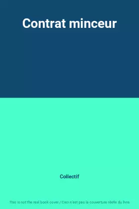 Couverture du produit · Contrat minceur