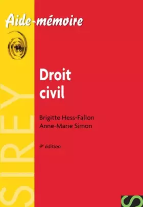 Couverture du produit · Droit civil : Edition 2007