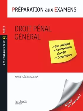 Couverture du produit · Préparation aux examens - Droit pénal général