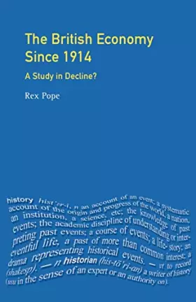 Couverture du produit · The British Economy since 1914