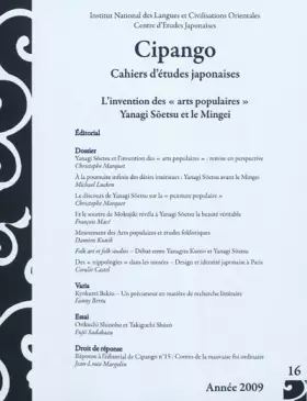 Couverture du produit · Cipango, N° 16/2009 : L'invention des